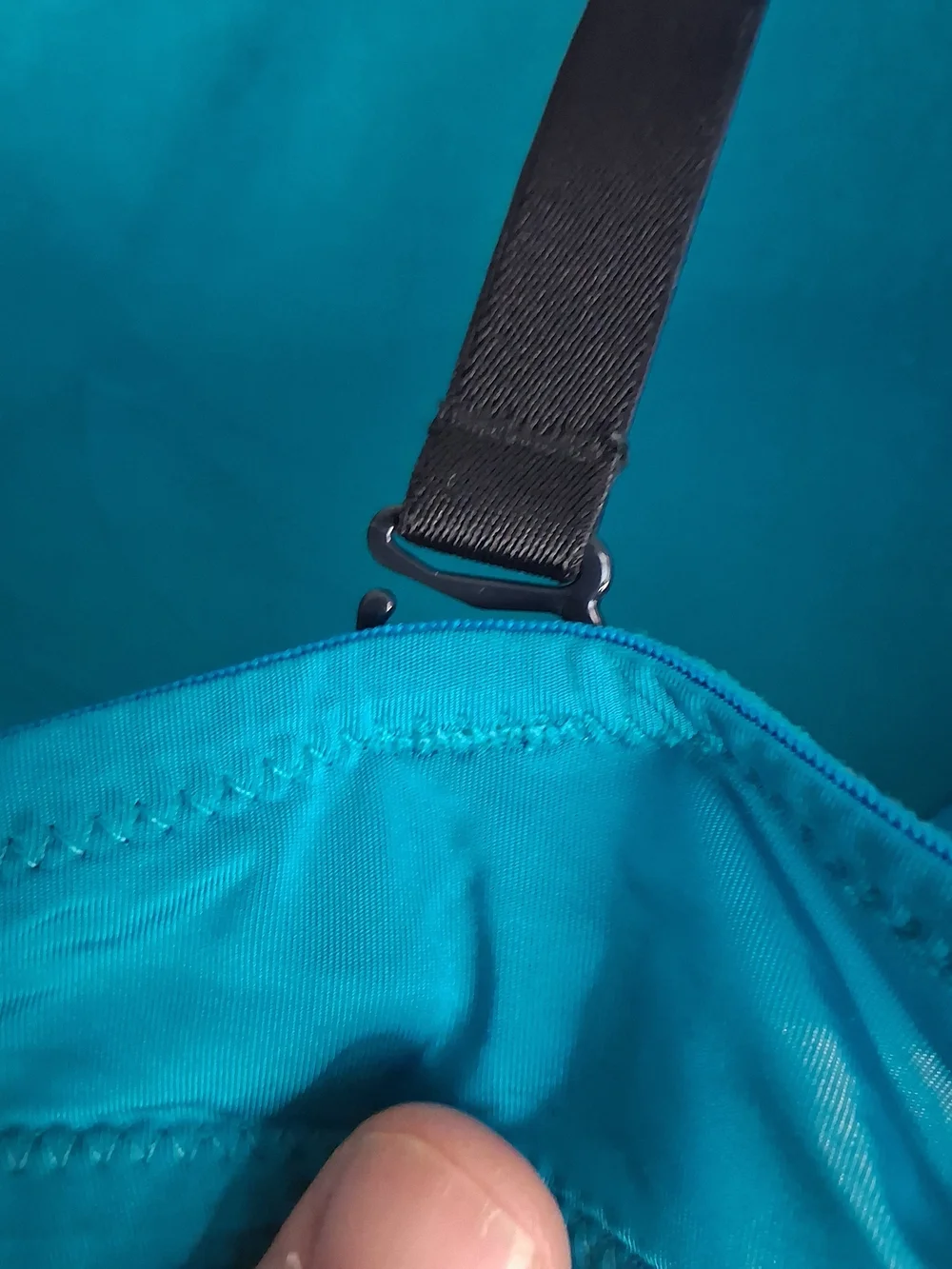 La Senza Perfectly Me Push Up Bra Teal Black Lace Cage 36C - Picture 12 of 13